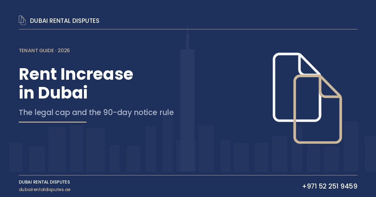 How much a landlord can legally raise rent in Dubai